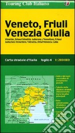 Veneto, Friuli Venezia Giulia 1:200.000 libro