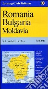 Romania. Bulgaria. Moldavia 1:800.000 libro