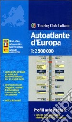 Autoatlante d'Europa 1:2.500.000 libro