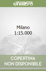 Milano 1:15.000 libro