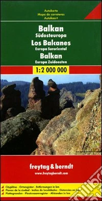 Balcani. Europa sudorientale 1:2.000.000 libro