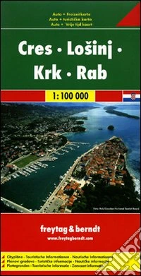 Cres Losinj Krk Rab. Carta stradale libro