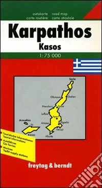 Karpathos Kasos 1:75.000 libro
