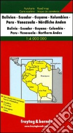 Bolivia, Ecuador, Guayana, Colombia, Perù, Venezuela, Ande del Nord 1:4.000.000 libro