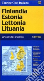 Finlandia, Estonia, Lettonia, Lituania 1:800.000 libro