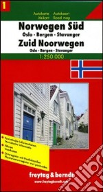 Norvegia del sud 1:250.000 libro