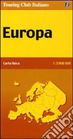 Europa fisica 1:5.000.000 libro