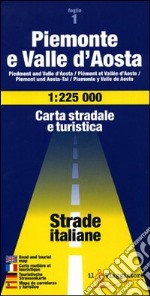 Piemonte e Valle d'Aosta 1:225.000 libro