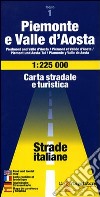 Piemonte e Valle d'Aosta 1:225.000 libro