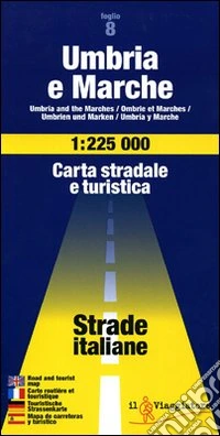 Umbria e Marche 1:225.000 libro