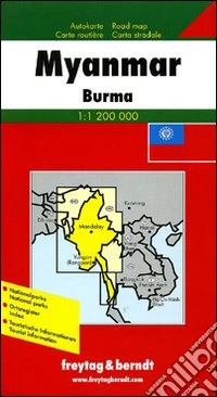 Myanmar (Burma) 1:1.200.000 libro