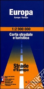 Europa 1:2.900.000. Carta stradale e turistica libro