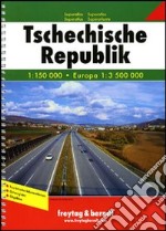 Frey Czech Republic superatlas spiralato 1:150.000 libro