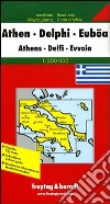 Atene, Delfi, Eubea 1:200.000. Carta stradale. Ediz. multilingue libro