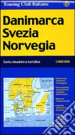 Danimarca, Svezia, Norvegia 1:800.000 libro