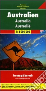 Australia 1:4.000.000. Carta stradale. Ediz. multilingue libro