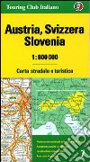 Austria, Svizzera, Slovenia 1:800.000 libro