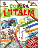 Colora l'Italia. Con stickers. Ediz. illustrata libro