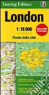 Londra 1:15.000. Pianta della città libro