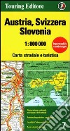 Austria, Svizzera, Slovenia 1:800.000. Carta stradale e turistica libro