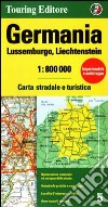Germania, Lussemburgo, Liechtenstein 1:800.000. Carta stradale e turistica libro
