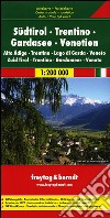 Alto Adige, Trentino, Lago di Garda, Veneto 1:200.000. Carta stradale e turistica libro