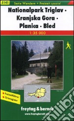 Nationalpark Triglav, Kranjska Gora, Planica, Bled 1:35.000. Ediz. tedesca e slovena libro