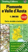 Piemonte e Valle d'Aosta 1:200.000 libro