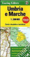 Umbria, Marche 1:200.000 libro
