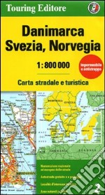 Danimarca, Svezia, Norvegia 1:800.000. Carta stradale e turistica. Ediz. illustrata libro