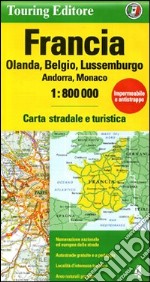 Francia. Olanda, Belgio, Lussemburgo, Andorra, Monaco 1:800.000. Ediz. multilingue libro