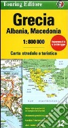 Grecia, Albania, Macedonia 1:800.000. Carta stradale e turistica. Ediz. illustrata libro