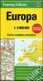 Europa 1:2.800.000. Carta stradale e turistica libro