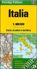 Italia 1:800.000. Carta stradale e turistica. Ediz. multilingue libro