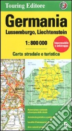 Germania, Lussemburgo, Liechtenstein 1:800.000. Carta stradale e turistica libro