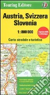 Austria, Svizzera, Slovenia 1:800.000. Carta stradale e turistica libro