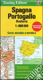 Spagna, Portogallo, Andorra 1:800.000. Ediz. multilingue libro