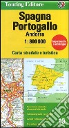 Spagna, Portogallo, Andorra 1:800.000. Ediz. multilingue libro