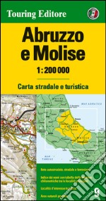 Abruzzo e Molise 1:200.000. Carta stradale e turistica. Ediz. multilingue libro