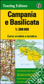 Campania e Basilicata 1:200.000. Carta stradale e turistica libro