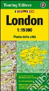 London 1:15.000. Pianta della città. Ediz. multilingue libro