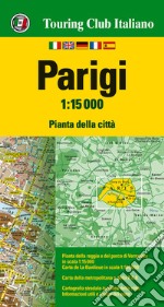 Parigi 1:15.000. Ediz. multilingue libro