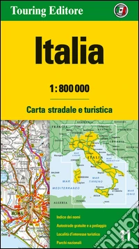 Italia 1:800.000. Carta stradale e turistica. Ediz. multilingue