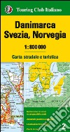 Danimarca, Svezia, Norvegia 1:800.000. Carta stradale e turistica. Ediz. multilingue libro