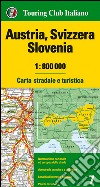 Austria, Svizzera, Slovenia 1:800.000. Carta stradale e turistica. Ediz. multilingue libro