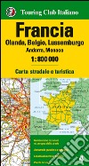 Francia. Olanda, Belgio, Lussemburgo, Andorra, Monaco 1:800.000. Ediz. multilingue libro