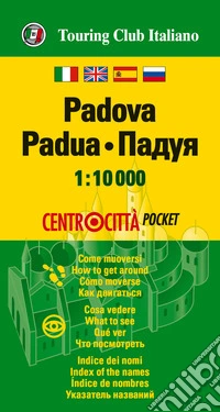 Padova 1:10.000. Ediz. multilingue