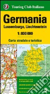 Germania, Lussemburgo, Liechtenstein 1:800.000. Carta stradale e turistica. Ediz. multilingue libro