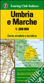 Umbria, Marche 1:200.000. Ediz. multilingue libro