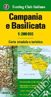 Campania e Basilicata 1:200.000. Carta stradale e turistica. Ediz. multilingue libro